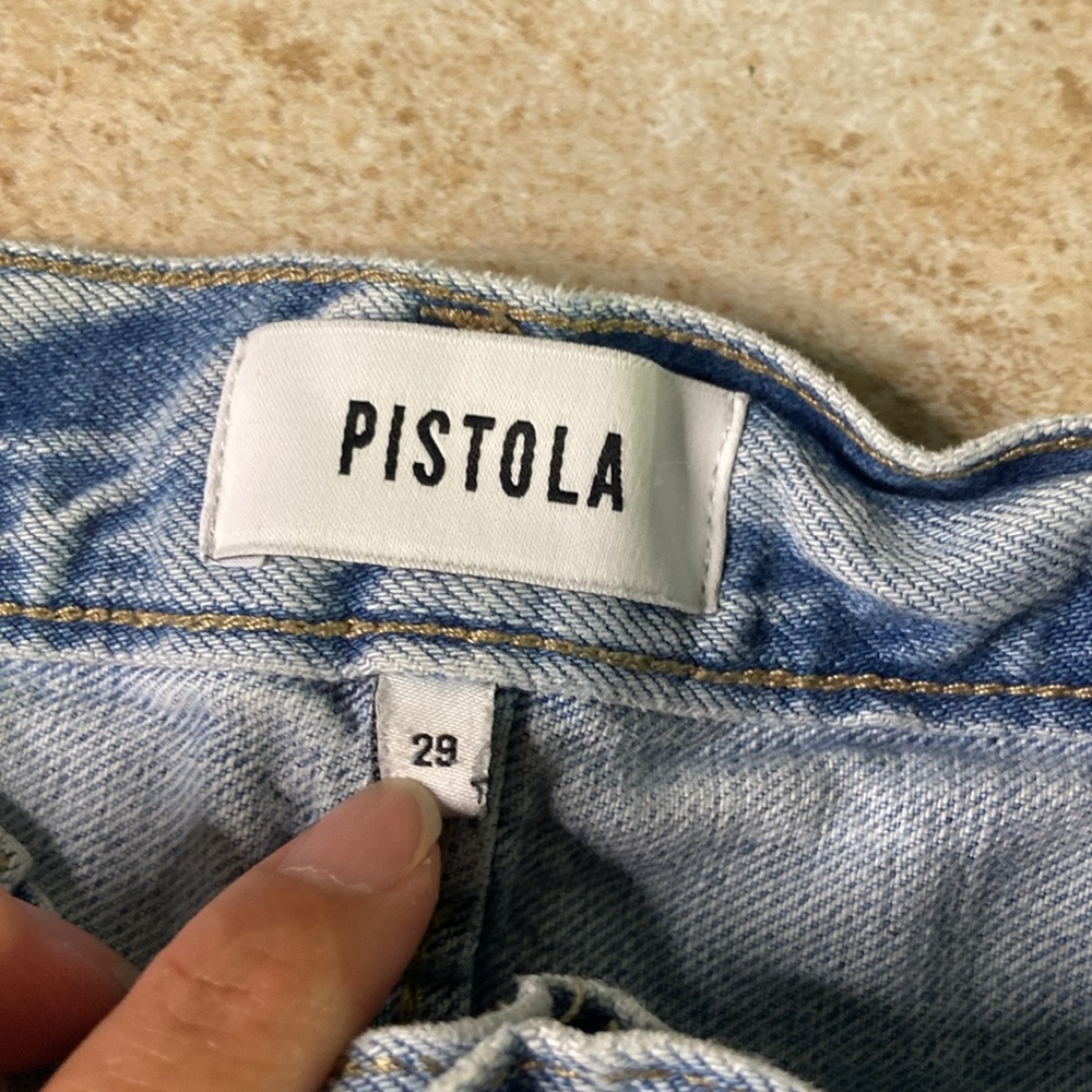 PISTOLA Presley High Rise Relaxed Roller in By My Side - Picture 5 of 6